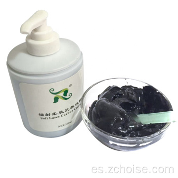 eliminación de pigmentos crema peeling suave crema de carbón negro
